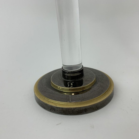 Image 1 of Pair of vintage Caravell candle holders in lucite, 1970