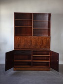 Omann Jun secretaire bookcase rosewood 1960s