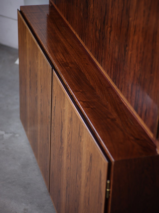 Image 1 of Omann Jun secretaire bookcase rosewood 1960s