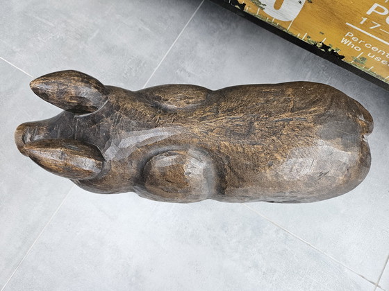 Image 1 of Solid Wood Pig