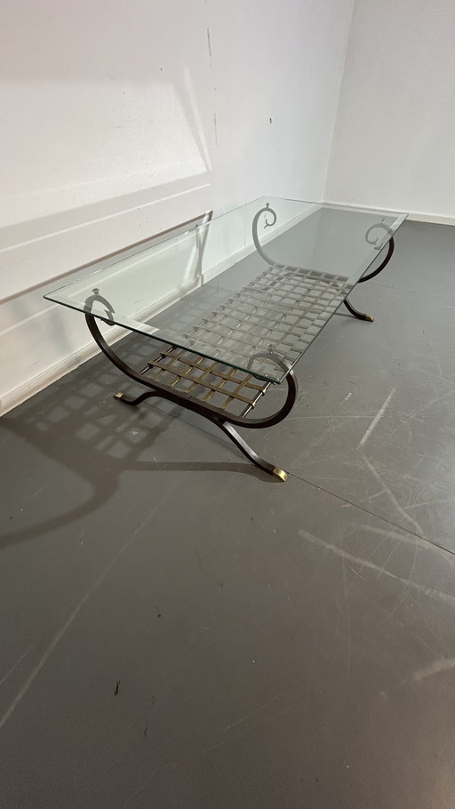 Wrought iron coffee table 1970/1980'