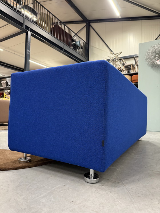 Image 1 of Gelderland 4800 2.5 Seater Sofa Hallingdal Blue Fabric