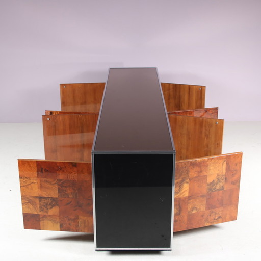 Sideboard / Room Divider by Willy Rizzo for Mario Sabot, Italy 1970