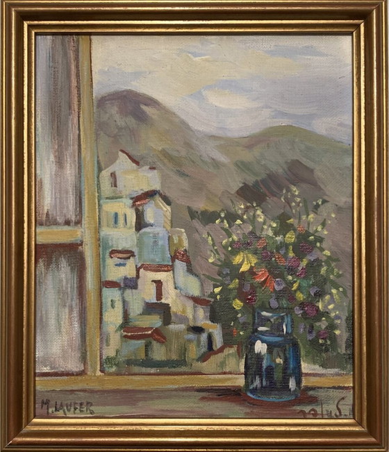 Image 1 of Milia Laufer - Le bouquet à la fenêtre