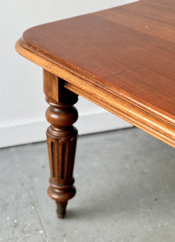 Image 1 of Large Antique Mahogany Dining Table