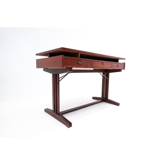 Image 1 of Escritorio de madera de mediados de siglo, Italia, década de 1960