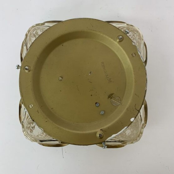 Image 1 of Mid-century design glass ceiling / wall lamp sconce , 1970s