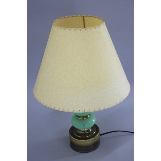 Image 1 of Lampada da tavolo vintage con paralume in carta, Italia anni '70