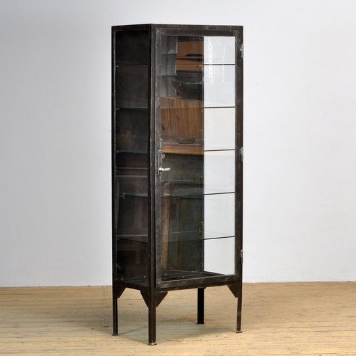 Polished medical cabinet, 1930's