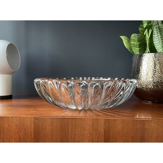 Image 1 of Ciotola in vetro modellato vintage di Pierre d'Avesn, Francia 1930