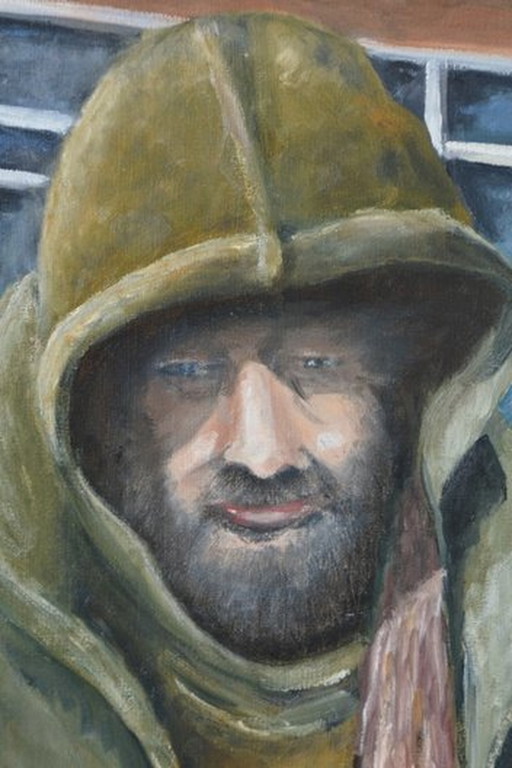 Oil Painting By Joop Serno ( Homeless )