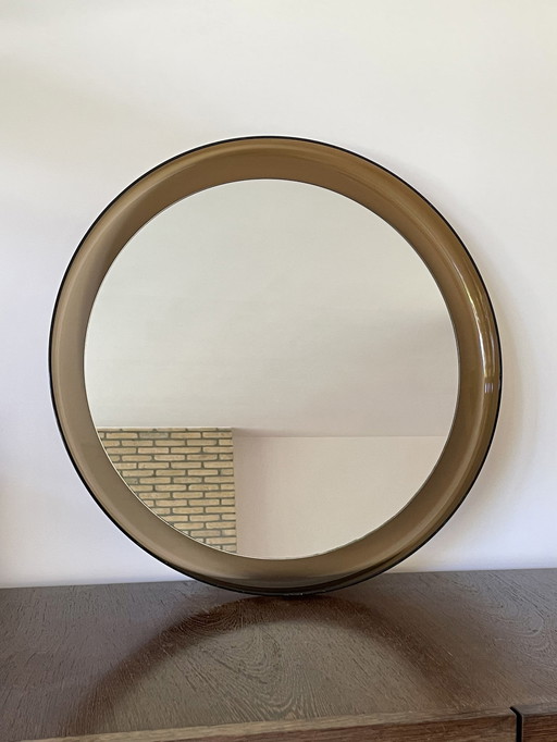 Guzzini Smoke Round Mirror