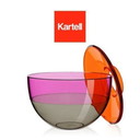 Kartell Shibuya Vase Fruit Bowl Orange-Violet-Smoke │ New
