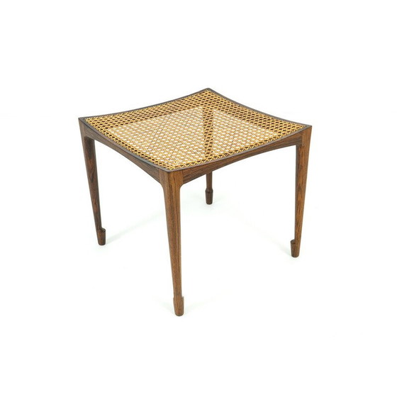 Image 1 of Danish vintage rosewood stool by Bernt Petersen for Wørts Furniture Carpentry