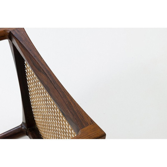 Image 1 of Danish vintage rosewood stool by Bernt Petersen for Wørts Furniture Carpentry
