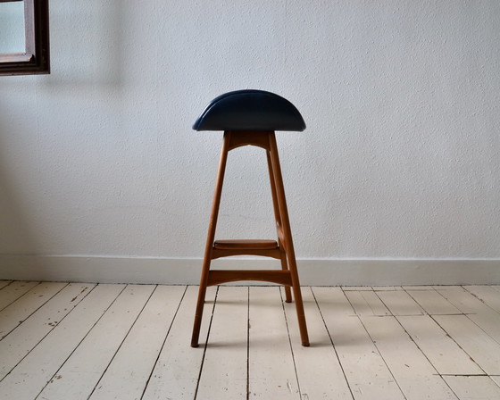 Image 1 of 3X Erik Buch Model 61 Teak Bar Stools