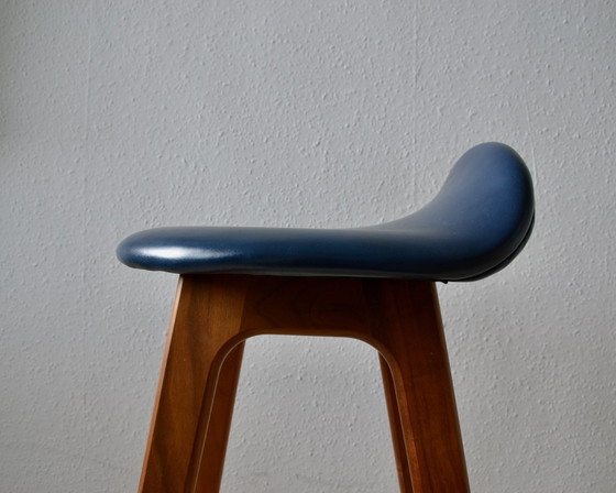 Image 1 of 3X Erik Buch Model 61 Teak Bar Stools