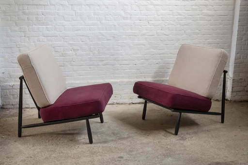 2X Alf Svensson Domus Lounge Chair By Dux, 1950S