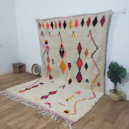 Berber Carpet From Sheep's Wool - Berberteppich Aus Schafwolle