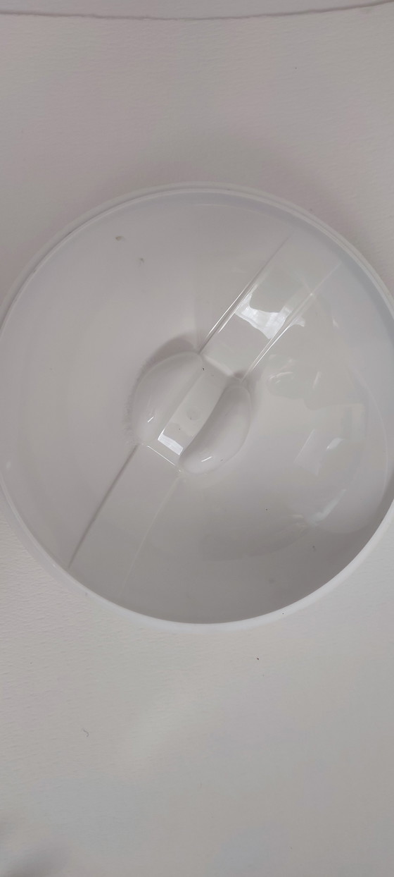 Image 1 of Guzzini Ice Bucket Ice Bucket 'Stella' White Space Age & ice tongs