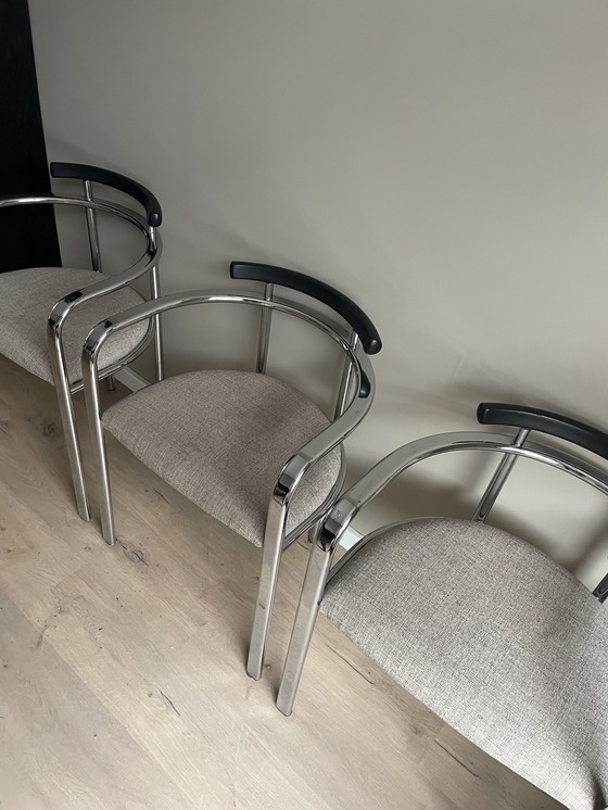 Image 1 of 4x Vintage Segis Italy Martina Dining Chairs