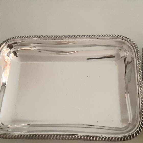 Image 1 of Mappin & Webb,  Sheffield Antique Edwardian Silver Plated Dish