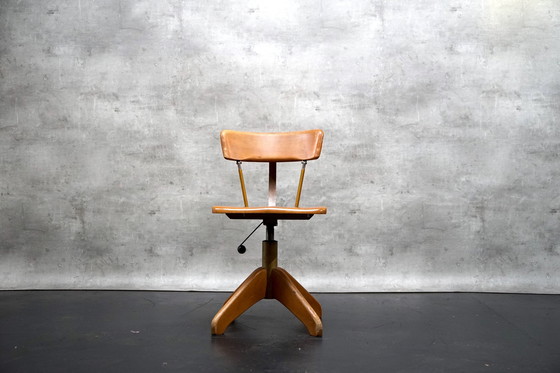 Image 1 of Mid - Century architectural swivel chair by Stoll Giroflex, 1950s