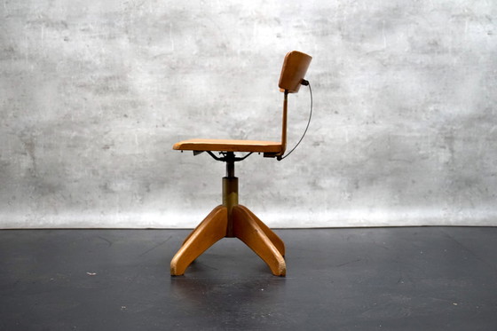 Image 1 of Mid - Century architectural swivel chair by Stoll Giroflex, 1950s