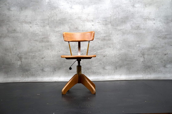 Image 1 of Mid - Century architectural swivel chair by Stoll Giroflex, 1950s