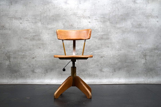 Image 1 of Mid - Century architectural swivel chair by Stoll Giroflex, 1950s