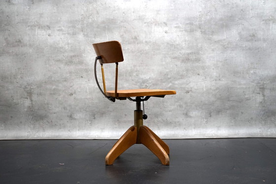 Image 1 of Mid - Century architectural swivel chair by Stoll Giroflex, 1950s