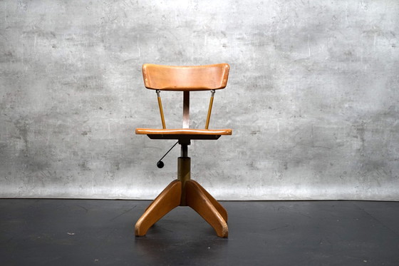 Image 1 of Mid - Century architectural swivel chair by Stoll Giroflex, 1950s