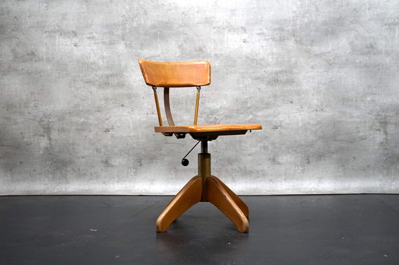 Image 1 of Mid - Century architectural swivel chair by Stoll Giroflex, 1950s