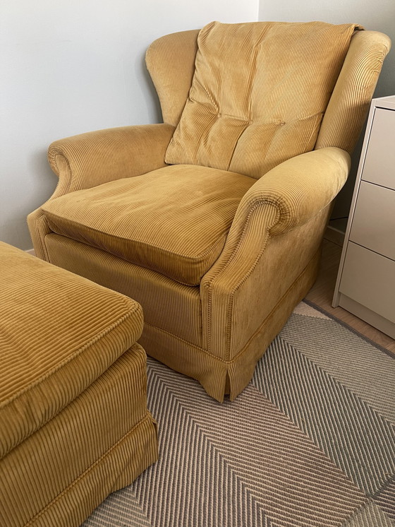 Image 1 of Pander Armchair Of Trevira Fabric