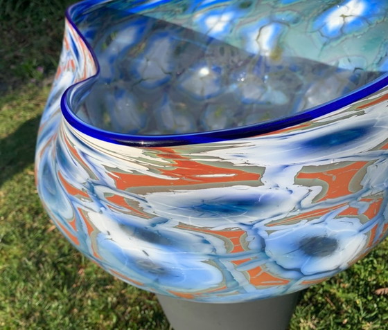 Image 1 of Peter Bremers - Large Blown Bowl In Grail Technique - Workshop Niek Wilkin