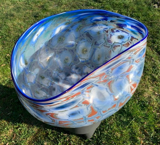 Peter Bremers - Large Blown Bowl In Grail Technique - Workshop Niek Wilkin