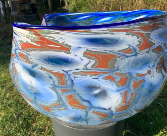 Image 1 of Peter Bremers - Large Blown Bowl In Grail Technique - Workshop Niek Wilkin