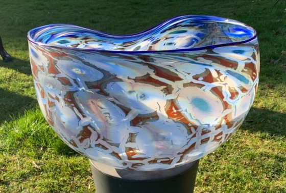 Image 1 of Peter Bremers - Large Blown Bowl In Grail Technique - Workshop Niek Wilkin