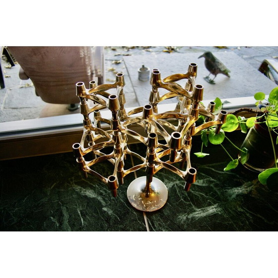 Image 1 of Vintage Nagel Bfm candlestick by Ceasar Stoffi and Fritz Nagel, 1970