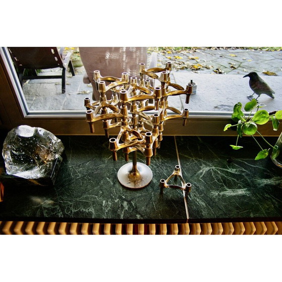 Image 1 of Vintage Nagel Bfm candlestick by Ceasar Stoffi and Fritz Nagel, 1970