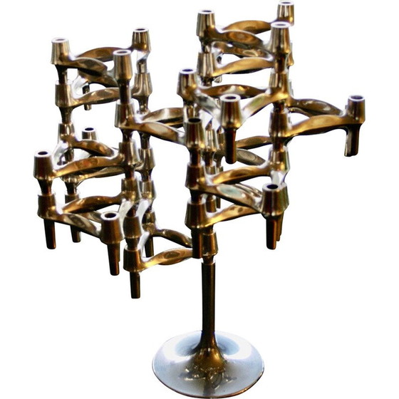 Image 1 of Vintage Nagel Bfm candlestick by Ceasar Stoffi and Fritz Nagel, 1970