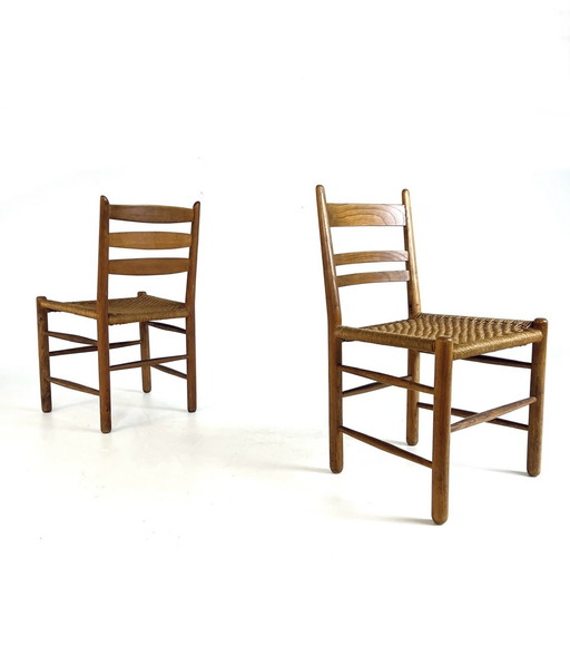 Set of Danish Papercord Chairs