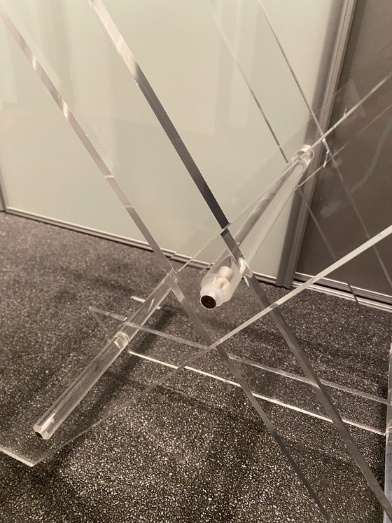 Image 1 of Vintage Design Acrylic Glass Side Table