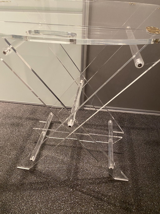 Vintage Design Acrylic Glass Side Table
