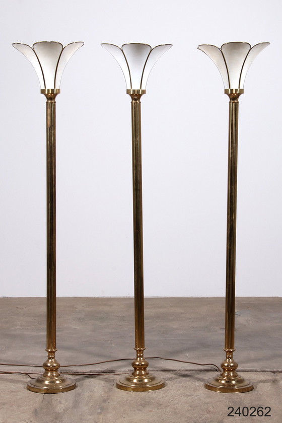 Image 1 of Hollywood Regency Trumpet Floor Lamps, 1970S French Design