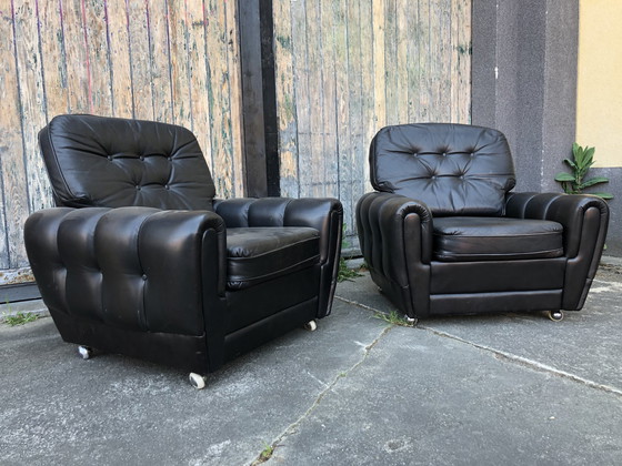 Image 1 of 2x Fauteuils vintage