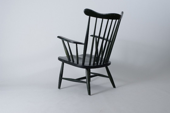 Image 1 of Vintage Green 1970s Bar Chair