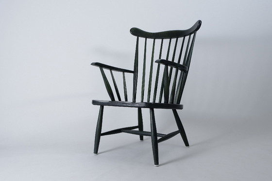 Image 1 of Vintage Green 1970s Bar Chair