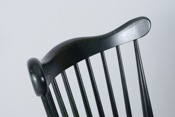 Image 1 of Tabouret de bar vintage vert des années 1970