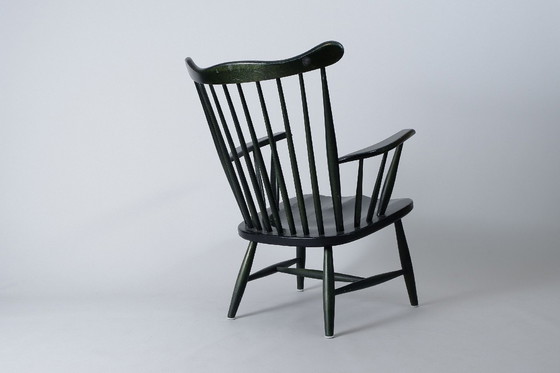 Image 1 of Vintage Green 1970s Bar Chair
